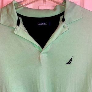 Nautica Polo Shirt- Mint Green
